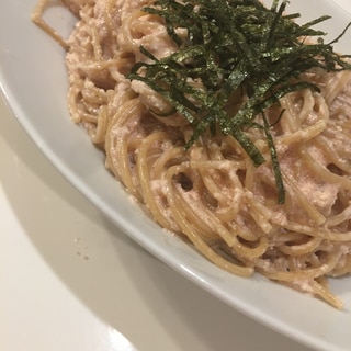 全粒粉パスタ★たらこクリーム